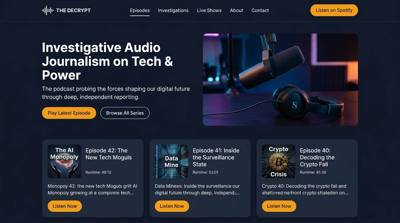 The Decrypt Investigative Podcast